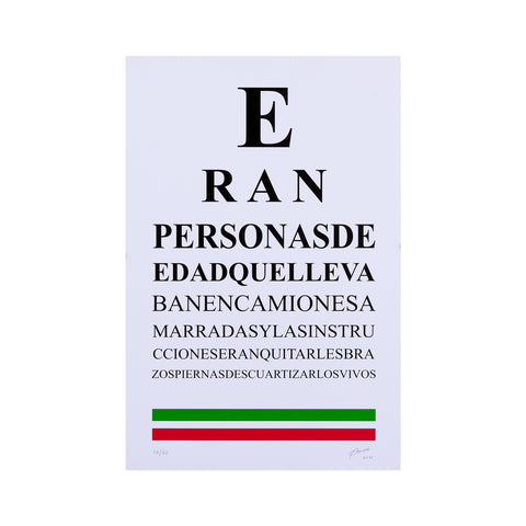 Examen de visión "Eran personas"