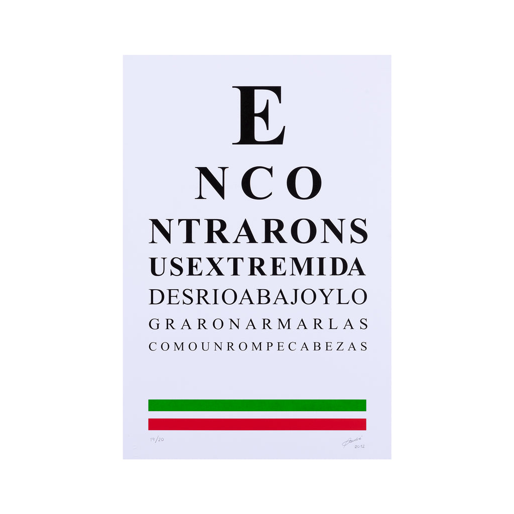 Examen de visión "Encontraron"