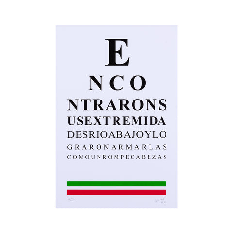 Examen de visión "Encontraron"
